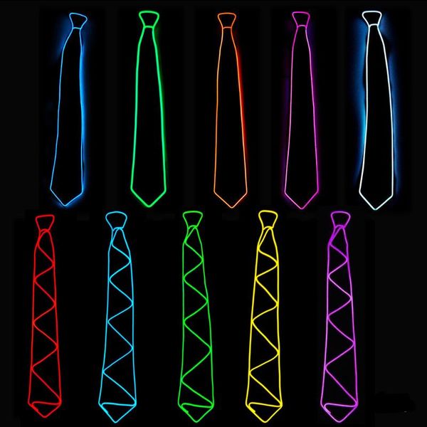 party decoration men glowing tie el wire neon led luminous haloween christmas light up dj bar club stage prop
party decoration men glowing tie el wire neon led luminous haloween christmas light up dj bar club stage prop
