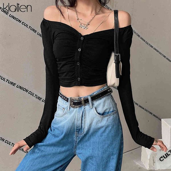 t shirt fashion elegant korean off shoulder v neck long sleeve female t shirt autumn casual streetwear office lady tee, White
t shirt fashion elegant korean off shoulder v neck long sleeve female t shirt autumn casual streetwear office lady tee, White