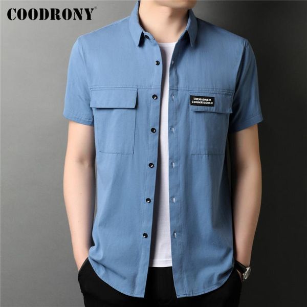 men's casual shirts coodrony brand summer arrival streetwear fashion safari style big pocket 100% cotton short sleeve shirt men c6089s, White;black
men's casual shirts coodrony brand summer arrival streetwear fashion safari style big pocket 100% cotton short sleeve shirt men c6089s, White;black