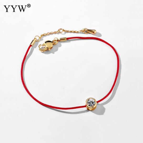 link, chain fashion thin nylon red cord thread string rope with round cz zirconia gold color plated bracelet for female jewelry, Black
link, chain fashion thin nylon red cord thread string rope with round cz zirconia gold color plated bracelet for female jewelry, Black