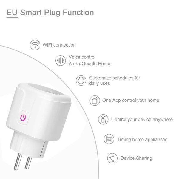 smart power plugs wifi plug eu us uk adaptor voice control energy monitor outlet timer socket for alexa google home tuya smartlife app
smart power plugs wifi plug eu us uk adaptor voice control energy monitor outlet timer socket for alexa google home tuya smartlife app