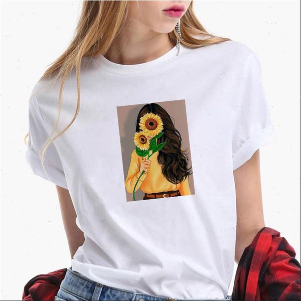 cotton chrysanthemum flower summer women t shirt short sleeve round neck harajuku printing tee casual fashion female top, White
cotton chrysanthemum flower summer women t shirt short sleeve round neck harajuku printing tee casual fashion female top, White