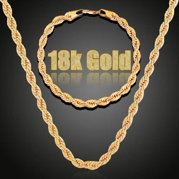 18k gold filled twisted chain necklace for men/women rope africa jewelry arab ethiopia long boyfriend gift, Silver
18k gold filled twisted chain necklace for men/women rope africa jewelry arab ethiopia long boyfriend gift, Silver