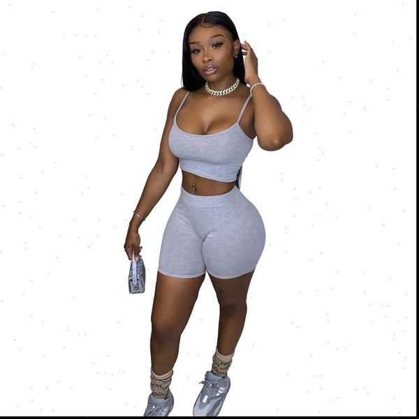 co ord tracksuit sportwear summer womens tracksuits clothes crop biker shorts 2 piece sets outfits ensemble femme, Gray
co ord tracksuit sportwear summer womens tracksuits clothes crop biker shorts 2 piece sets outfits ensemble femme, Gray