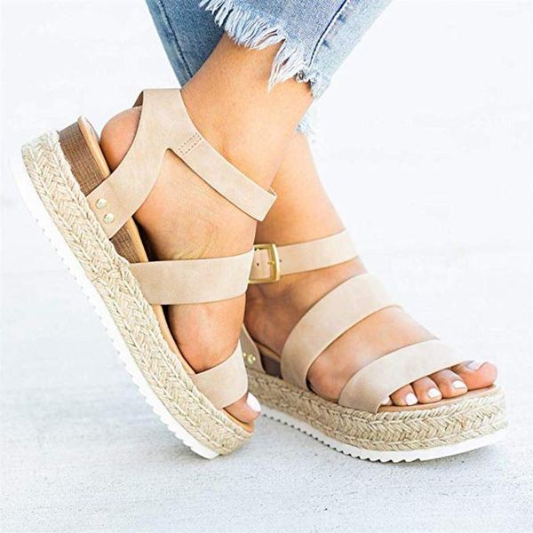 sandals summer women fashion female beach shoes wedge heels comfortable platform straps buckle roman, Black
sandals summer women fashion female beach shoes wedge heels comfortable platform straps buckle roman, Black