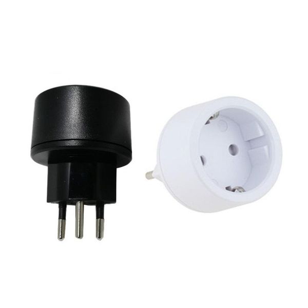 smart power plugs 10pcs switzerland plug to eu de germany socket converter travel adapter two round jack europe 3 pin
smart power plugs 10pcs switzerland plug to eu de germany socket converter travel adapter two round jack europe 3 pin