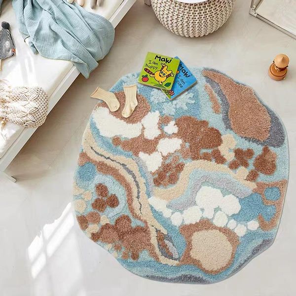 carpets round shaped 3d pattern 2cm thickness polyester floor mat for tent, big size nordic style kid's room decoration area rug
carpets round shaped 3d pattern 2cm thickness polyester floor mat for tent, big size nordic style kid's room decoration area rug