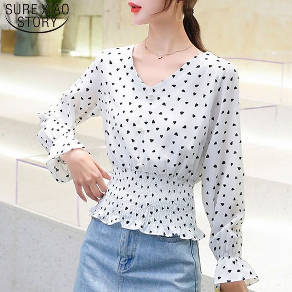 autumn fashion chiffon women shirts polka dot long sleeve blouses v-neck slim office lady 6428 50 210510, White
autumn fashion chiffon women shirts polka dot long sleeve blouses v-neck slim office lady 6428 50 210510, White