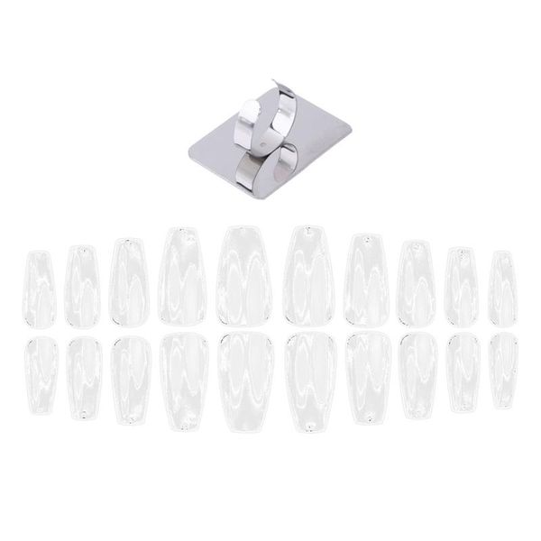 pcs stainless steel palette adjustable ring & 1 set 500pcs acrylic false nail tips, 10 sizes-transparent art decorations, Silver;gold
pcs stainless steel palette adjustable ring & 1 set 500pcs acrylic false nail tips, 10 sizes-transparent art decorations, Silver;gold