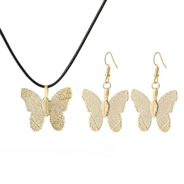 chains fashion painted butterfly earring and necklace for women creative true natural leaf ear hook pendant of female jewelry, Silver
chains fashion painted butterfly earring and necklace for women creative true natural leaf ear hook pendant of female jewelry, Silver