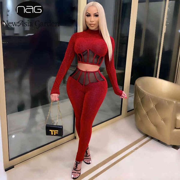 newasia two piece pants set mesh see through patchwork crop sweat suits women matching sets ladies casual outfits fall 210413, White
newasia two piece pants set mesh see through patchwork crop sweat suits women matching sets ladies casual outfits fall 210413, White