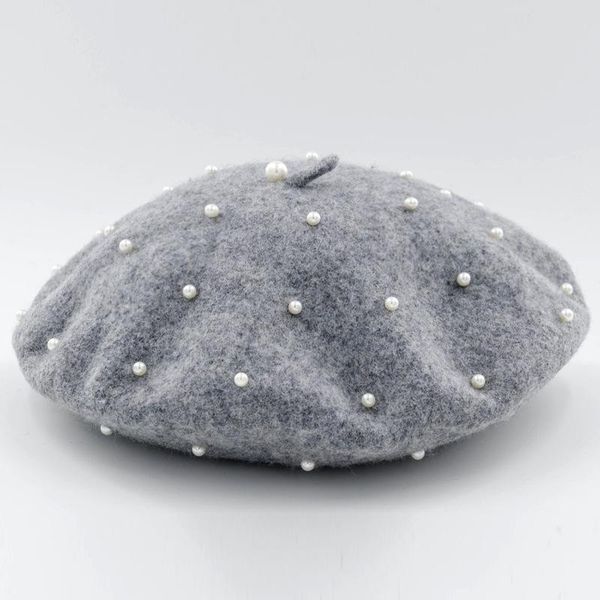 berets women girls pearl beret french artist warm wool winter beanie hat vintage plain solid color elegant ladies cap, Blue;gray
berets women girls pearl beret french artist warm wool winter beanie hat vintage plain solid color elegant ladies cap, Blue;gray