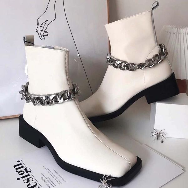 boots 2021 s chain shoes woman square toe platform botas mujer ankle zapatos de chunky heels zipper ladies pumps, Black
boots 2021 s chain shoes woman square toe platform botas mujer ankle zapatos de chunky heels zipper ladies pumps, Black