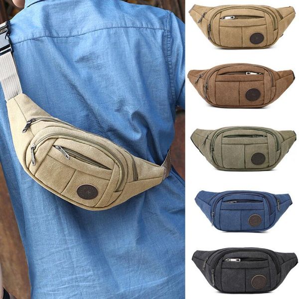 black canvas waist bag men belt pack fashion women chest handbag travel bags ladies belly phone pouch
black canvas waist bag men belt pack fashion women chest handbag travel bags ladies belly phone pouch