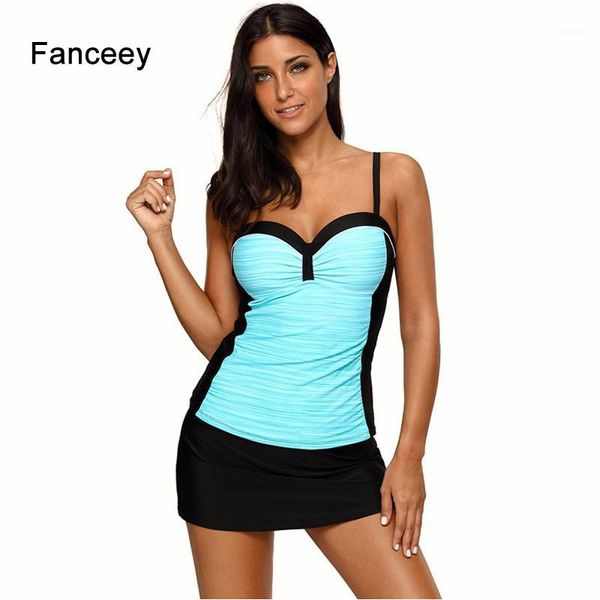 fanceey two piece swimsuit women tankinis 2021 skirted for swimwear plus size, White;black
fanceey two piece swimsuit women tankinis 2021 skirted for swimwear plus size, White;black