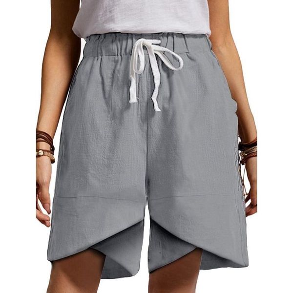 women's shorts 2021 women fashion solid cotton high waist casual short sweatpants with slant pockets summer ladies loose, White;black
women's shorts 2021 women fashion solid cotton high waist casual short sweatpants with slant pockets summer ladies loose, White;black
