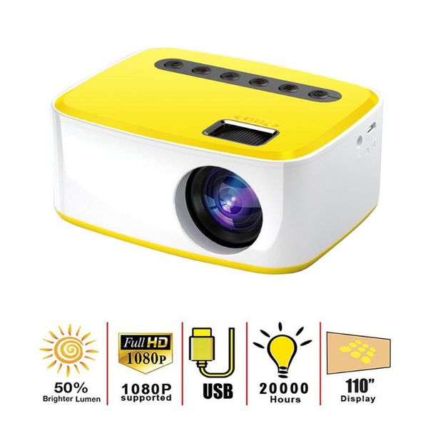 projectors t20 mini 1920x1080p hd portable projector usb 3.5mm audio led home theater beamer video media player support tft lcd technology
projectors t20 mini 1920x1080p hd portable projector usb 3.5mm audio led home theater beamer video media player support tft lcd technology