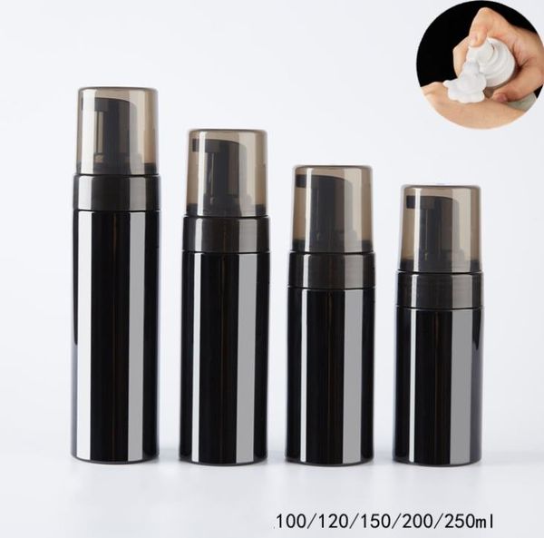 black plastic foam pump bottles 100ml 120ml 150ml 200ml bpa with transparent-black cover for foaming soap mousse sn3046
black plastic foam pump bottles 100ml 120ml 150ml 200ml bpa with transparent-black cover for foaming soap mousse sn3046