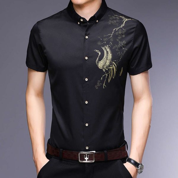 men's casual shirts shirt business casual middle aged gilded printing inch summer short sleeve men's p0hu m816, White;black
men's casual shirts shirt business casual middle aged gilded printing inch summer short sleeve men's p0hu m816, White;black