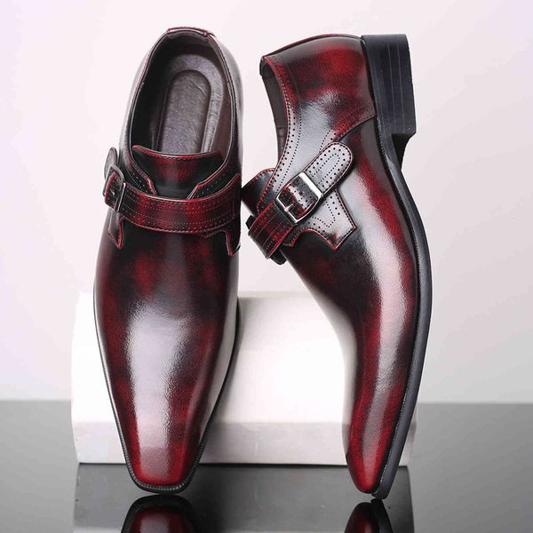 dress shoes italian fashion men black brown genuine leather slip on man formal suit footwear with buckle 6bz2
dress shoes italian fashion men black brown genuine leather slip on man formal suit footwear with buckle 6bz2