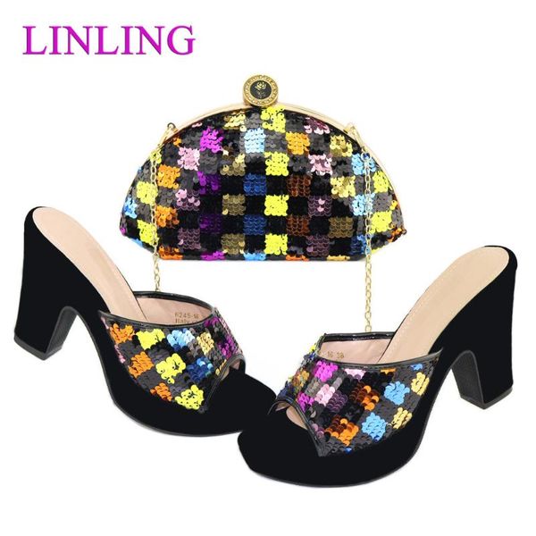 dress shoes latest african matching and bag in black color italian with shinning crystal lady light
dress shoes latest african matching and bag in black color italian with shinning crystal lady light