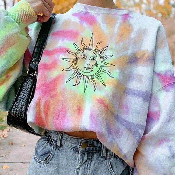 women's hoodies & sweatshirts autumn women printed pullover crew neck long sleeve sweatshirt tie-dye rainbow colorful graffiti casual, Black
women's hoodies & sweatshirts autumn women printed pullover crew neck long sleeve sweatshirt tie-dye rainbow colorful graffiti casual, Black