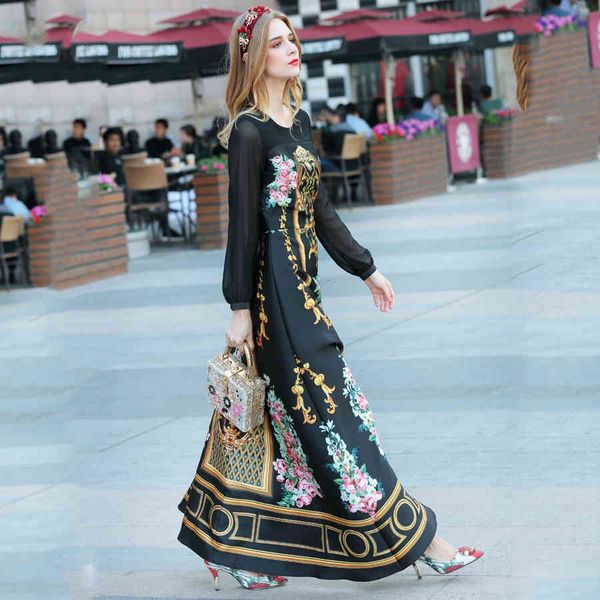 dress seqinyy printed the in early autumn of women's chiffon xxl long black flowers back ed as a ball, Black;gray
dress seqinyy printed the in early autumn of women's chiffon xxl long black flowers back ed as a ball, Black;gray
