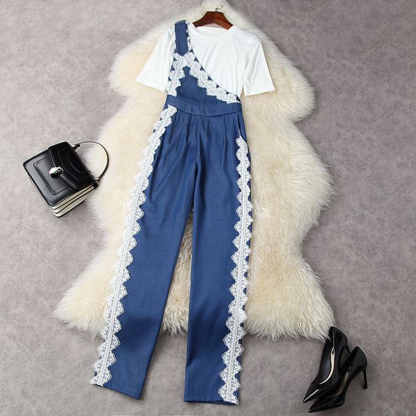 dress european and american women's wear for spring 2021 short sleeve t-shirt one-shoulder embroidered denim overalls fashion suit vyg9, White
dress european and american women's wear for spring 2021 short sleeve t-shirt one-shoulder embroidered denim overalls fashion suit vyg9, White