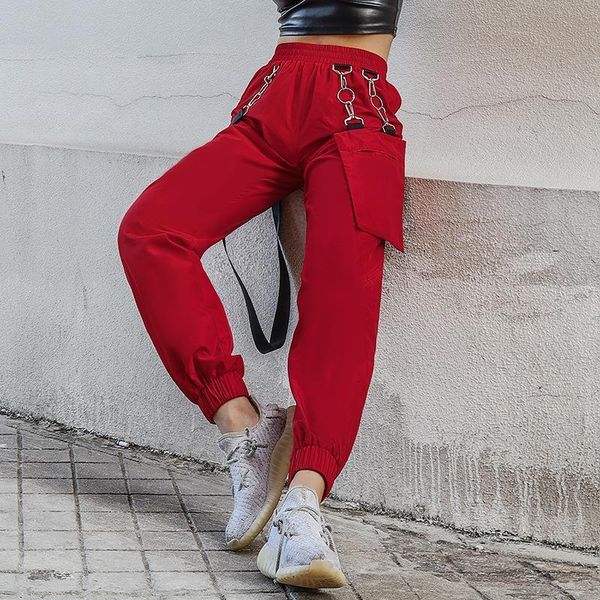 cargo high waist baggy womens pants straight metal pocket streetwear loose long trousers autumn winter lady casual clothes, Black;white
cargo high waist baggy womens pants straight metal pocket streetwear loose long trousers autumn winter lady casual clothes, Black;white