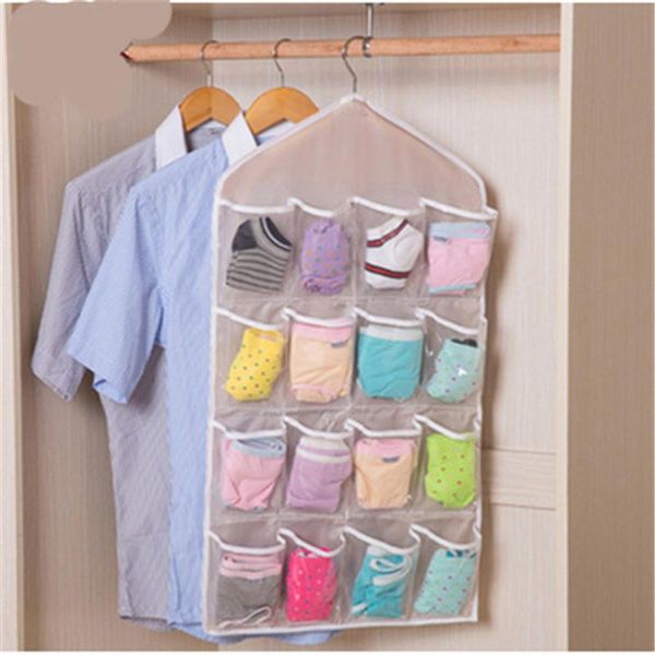 storage boxes & bins wall-mounted 16 pockets bag transparent waterproof moistureproof underwear socks hanging bags home wardrobe
storage boxes & bins wall-mounted 16 pockets bag transparent waterproof moistureproof underwear socks hanging bags home wardrobe