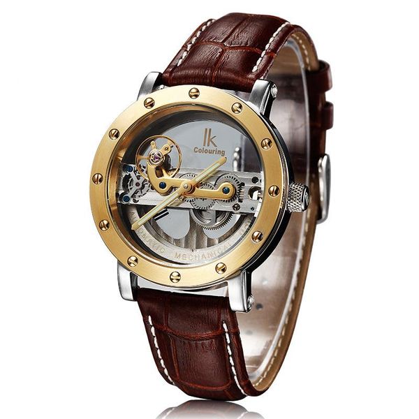 original mechanical men watches tourbillon automatic business skeleton genuine leather strap relojes wristwatches, Slivery;brown
original mechanical men watches tourbillon automatic business skeleton genuine leather strap relojes wristwatches, Slivery;brown