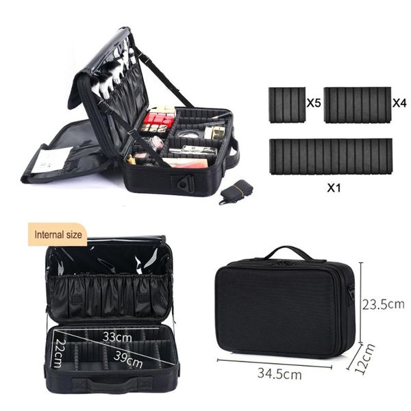 makeup bag portable professional artist organizer travel case with eva dividers gift for womengirls cosmetic bags & cases
makeup bag portable professional artist organizer travel case with eva dividers gift for womengirls cosmetic bags & cases