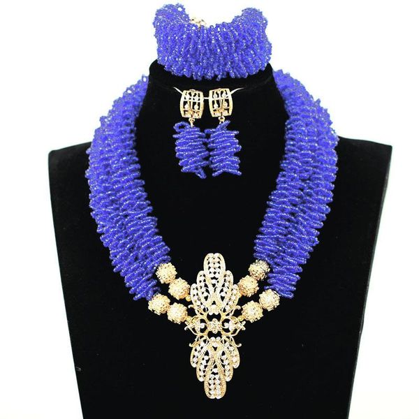 earrings & necklace wonderful royal blue crystal beads balls jewelry sets pendant rhinestone set pjw129, Silver
earrings & necklace wonderful royal blue crystal beads balls jewelry sets pendant rhinestone set pjw129, Silver