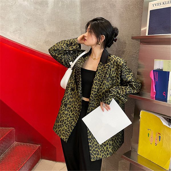 women's suits & blazers spring autumn blazer women turn-down collar long sleeve coat double breasted leopard print suit jackets fe, White;black
women's suits & blazers spring autumn blazer women turn-down collar long sleeve coat double breasted leopard print suit jackets fe, White;black