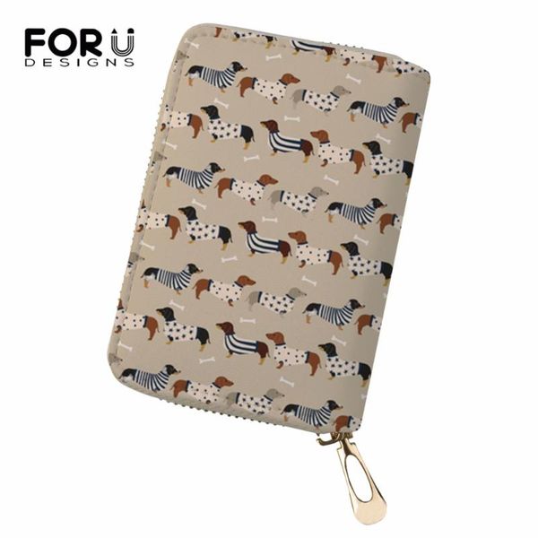 card holders forudesigns passport cover for women wallet case dachshund dog holder ladies travel & id pochette cardholde, Brown;gray
card holders forudesigns passport cover for women wallet case dachshund dog holder ladies travel & id pochette cardholde, Brown;gray