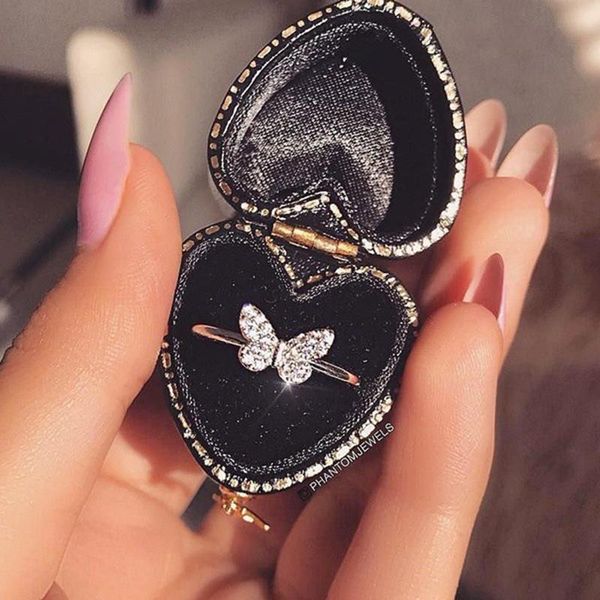 wedding rings gorgeous butterfly silver color for women, ladies, teen girls, dainty jewelry gifts birthday anniversary, Slivery;golden
wedding rings gorgeous butterfly silver color for women, ladies, teen girls, dainty jewelry gifts birthday anniversary, Slivery;golden