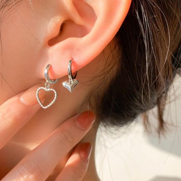 hoop & huggie silver color heart pendant earrings women trendy asymmetric girls cool small hoops fashion jewelry gifts, Golden;silver
hoop & huggie silver color heart pendant earrings women trendy asymmetric girls cool small hoops fashion jewelry gifts, Golden;silver
