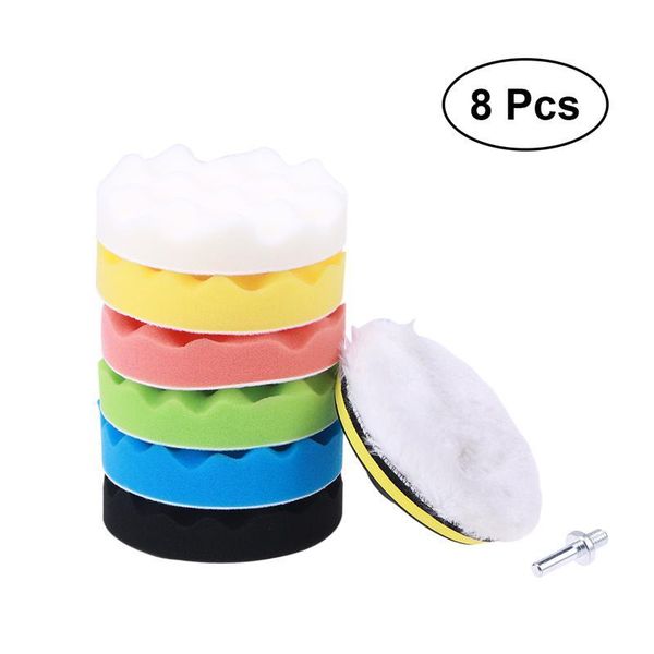 8pcs 5inch 6inch 7inch inch buffing sponge polishing pad self-adhesive disc wool wax sanding kit car polish
8pcs 5inch 6inch 7inch inch buffing sponge polishing pad self-adhesive disc wool wax sanding kit car polish