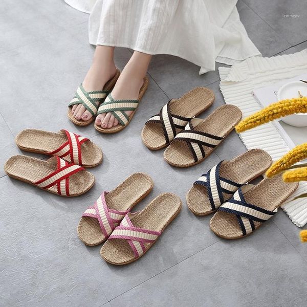 summer flax home slippers women men casual indoor floor flat slide slapping beach flip flops non-slip family1, Black
summer flax home slippers women men casual indoor floor flat slide slapping beach flip flops non-slip family1, Black