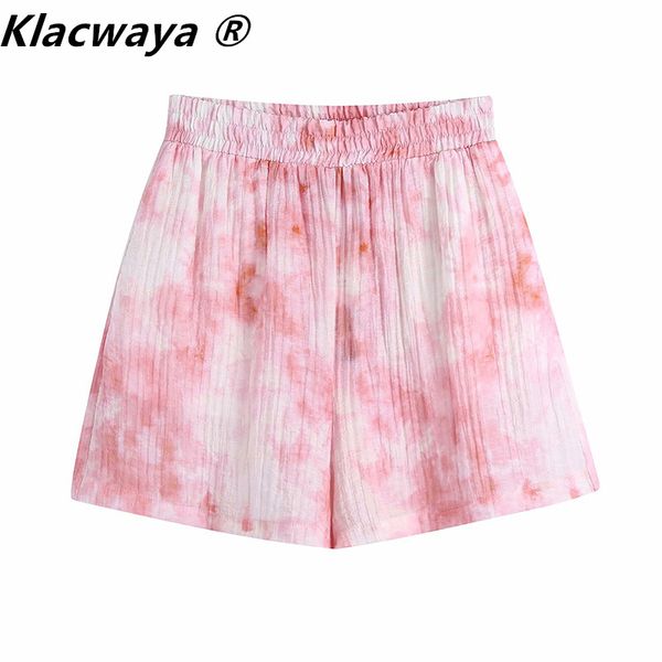 women summer shorts tie-dye print elastic waist loose fashion casual ladies fitness jogging sports 210521, White;black
women summer shorts tie-dye print elastic waist loose fashion casual ladies fitness jogging sports 210521, White;black