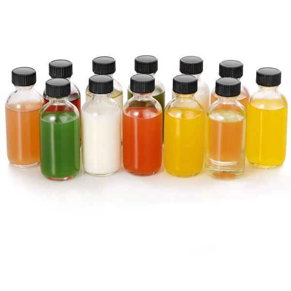 Clear Glass Bottles With Lids Boston Round Sample For Juice Ginger Ss Oils Whiskey Liquids Mini Travel Bottle (1PCS) Storage & Jars
Clear Glass Bottles With Lids Boston Round Sample For Juice Ginger Ss Oils Whiskey Liquids Mini Travel Bottle (1PCS) Storage & Jars