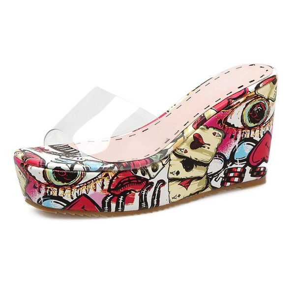 slippers 2021 women graffiti wedges sandal 9cm high heel 4.5cm platform slide luxury design summer beach shoes dress black
slippers 2021 women graffiti wedges sandal 9cm high heel 4.5cm platform slide luxury design summer beach shoes dress black
