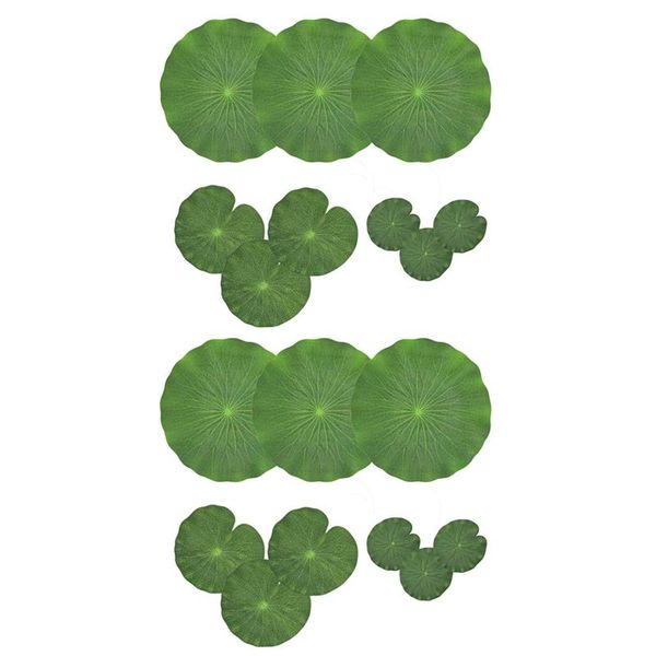 decorations 18x artificial floating foam lotus leaves water lily pads ornaments green
decorations 18x artificial floating foam lotus leaves water lily pads ornaments green