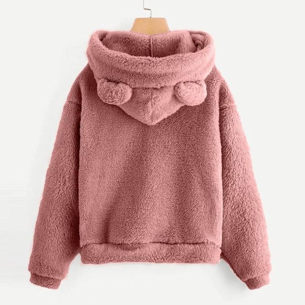 women's hoodies & sweatshirts teddy bear fluffy women kawaii sweatshirt cute ear cap autumn winter warm pullover outwear fleece coat mo, Black
women's hoodies & sweatshirts teddy bear fluffy women kawaii sweatshirt cute ear cap autumn winter warm pullover outwear fleece coat mo, Black