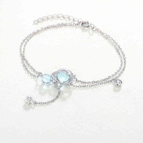 925 sterling silver double layer tassel planet star charm bracelet &bangle for women girls party fashion bohemian jewelry sl269, Golden;silver
925 sterling silver double layer tassel planet star charm bracelet &bangle for women girls party fashion bohemian jewelry sl269, Golden;silver