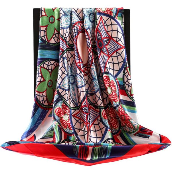 scarves fashion 90x90cm sunscreen shawls summer luxury silk female dustproof square kerchief korean print handkerchief, Blue;gray
scarves fashion 90x90cm sunscreen shawls summer luxury silk female dustproof square kerchief korean print handkerchief, Blue;gray