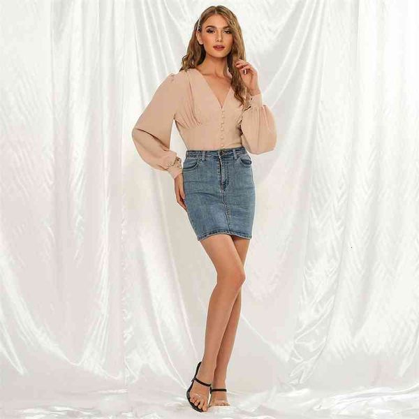 arrivals autumn fashion women's elegant solid-color v-neck button-down long sleeves slim t-shirt for office lady, White
arrivals autumn fashion women's elegant solid-color v-neck button-down long sleeves slim t-shirt for office lady, White