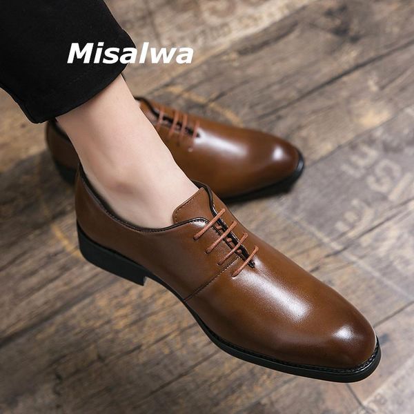 dress shoes misalwa men elegant derby business simple gentleman wedding british formal large size 38-48 drop, Black
dress shoes misalwa men elegant derby business simple gentleman wedding british formal large size 38-48 drop, Black