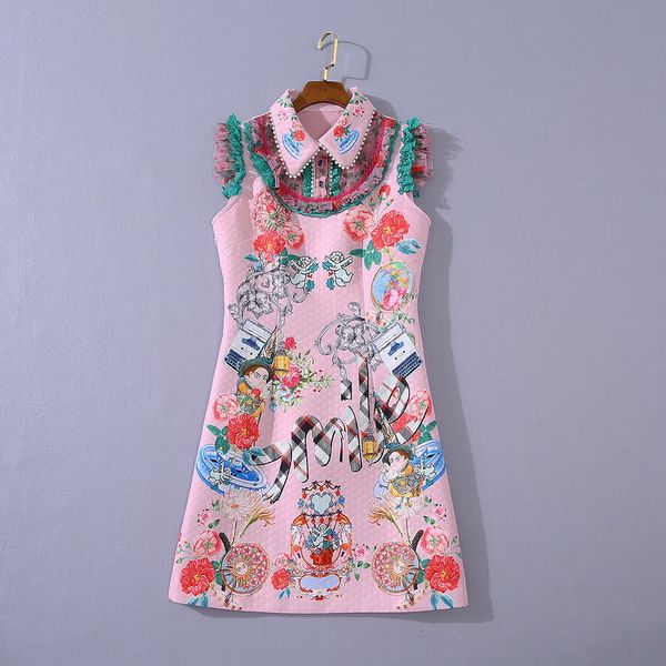 casual dresses european and american women's clothing winter style sleeveless lace nail-bead lapel jacquard print fashion pink dress na, Black;gray
casual dresses european and american women's clothing winter style sleeveless lace nail-bead lapel jacquard print fashion pink dress na, Black;gray
