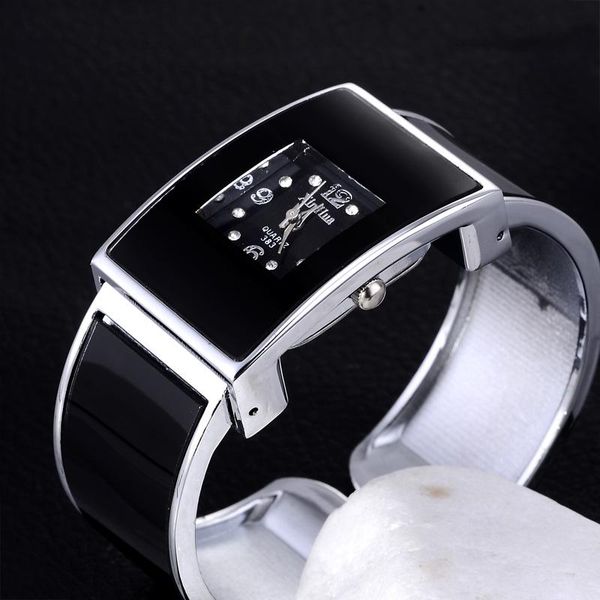 bracelet luxury ladies watch rectangle fashion casual rhinestone stainless steel women's watches clock cadeau femme wristwatches, Slivery;brown
bracelet luxury ladies watch rectangle fashion casual rhinestone stainless steel women's watches clock cadeau femme wristwatches, Slivery;brown